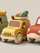 Colorful Toy Cars
