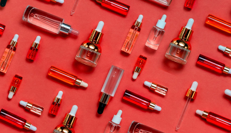 Colored Dropper Bottles