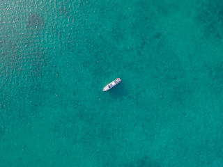 Aerial View of Yacht