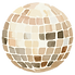 Beige Mosaic Sphere