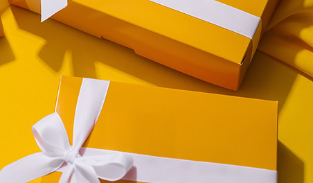 Yellow Gift Boxes