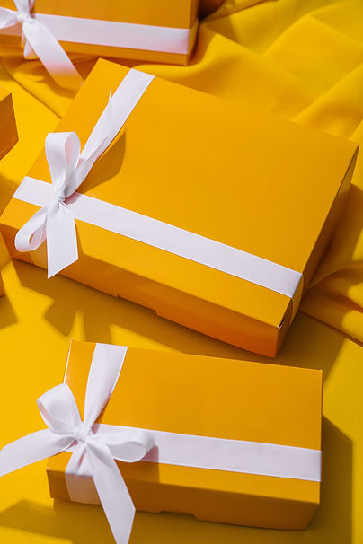 Yellow Gift Boxes