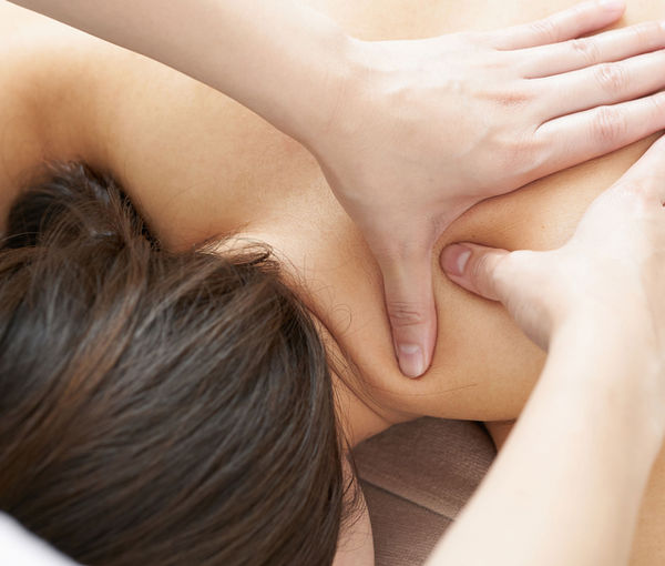 Deep tissue shoulder massage