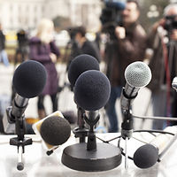Press Conference Microphones