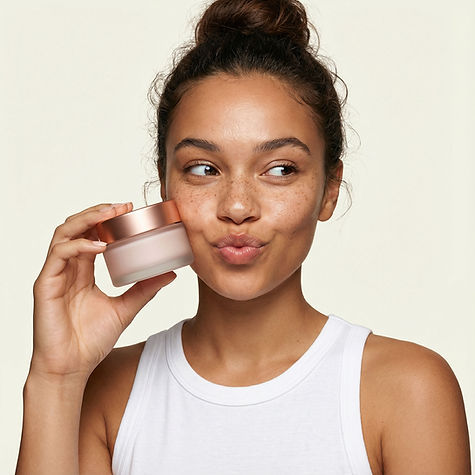 Woman With Skincare