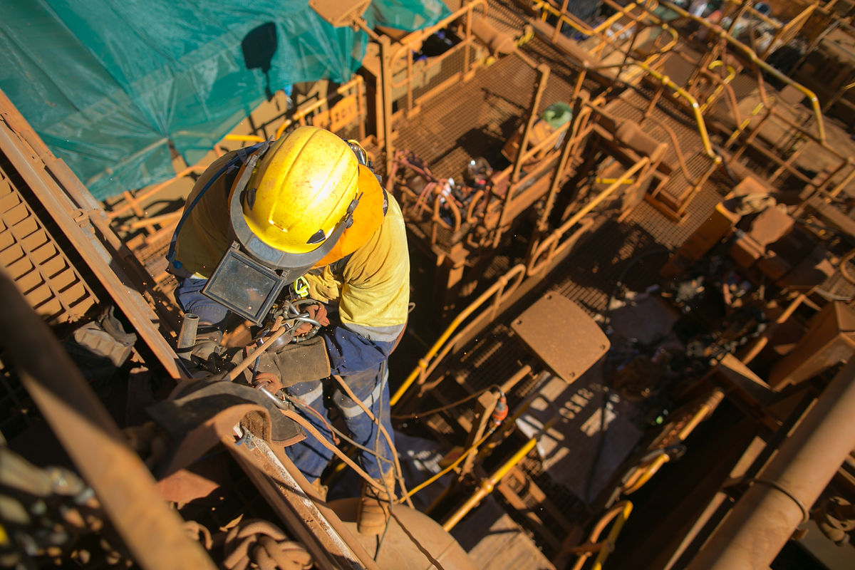 Construction Worker Welding