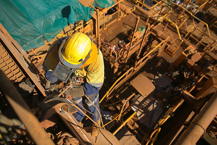 Construction Worker Welding
