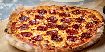 Pepperoni-Scheibe
