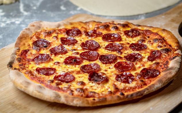 Pepperoni Pizza Closeup