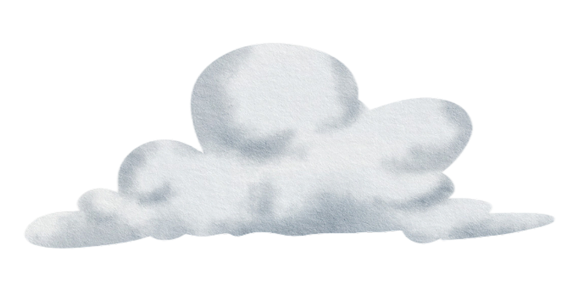 Ilustración de nube esponjosa