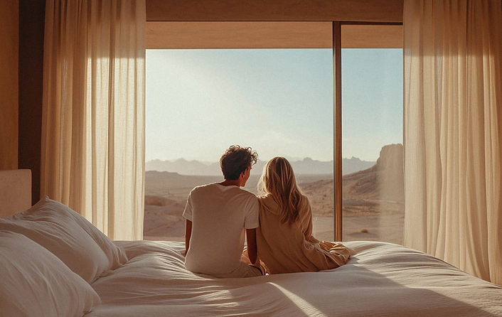 Couple Enjoying View