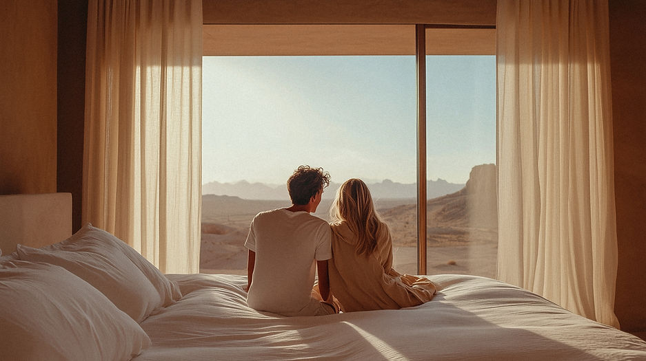 Couple Enjoying View