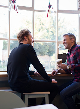 Friends Having Coffee