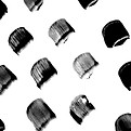 Black Brush Strokes
