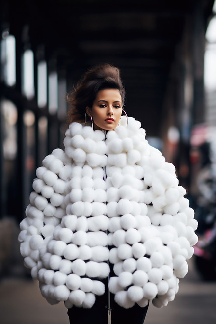 Pom Pom Coat