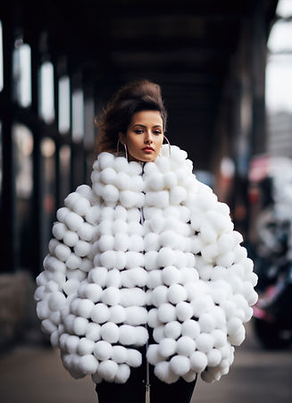 Pom Pom Coat