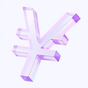 Transparent Yen Symbol