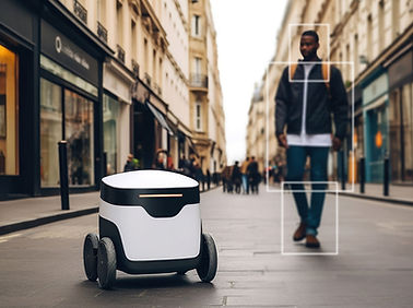 Robot Sensoring Man