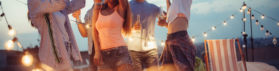 A group of Celina, Texas residents having a party