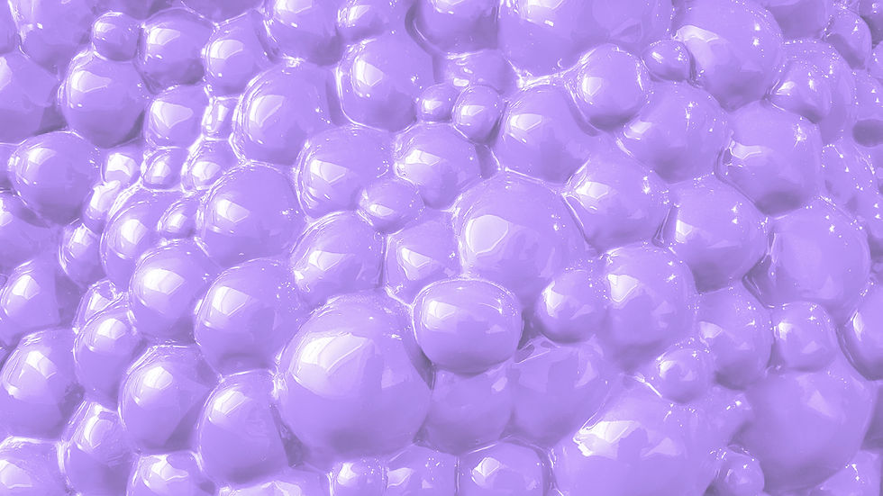 Purple Glossy Bubbles