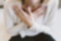 Woman with crossed hands