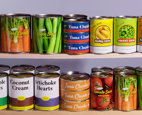 Canned Food Display