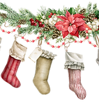 Christmas Stockings Garland