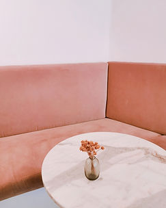 Minimalist Pink Couch