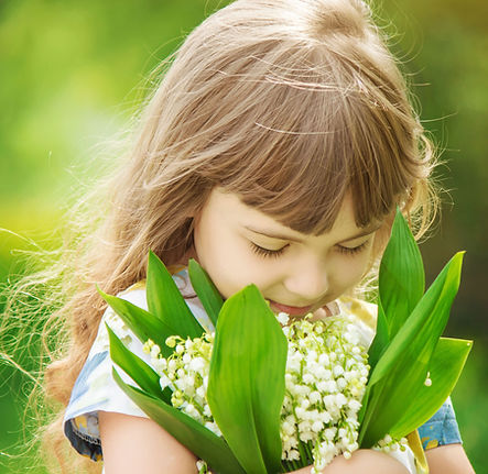 Girl with Flowers