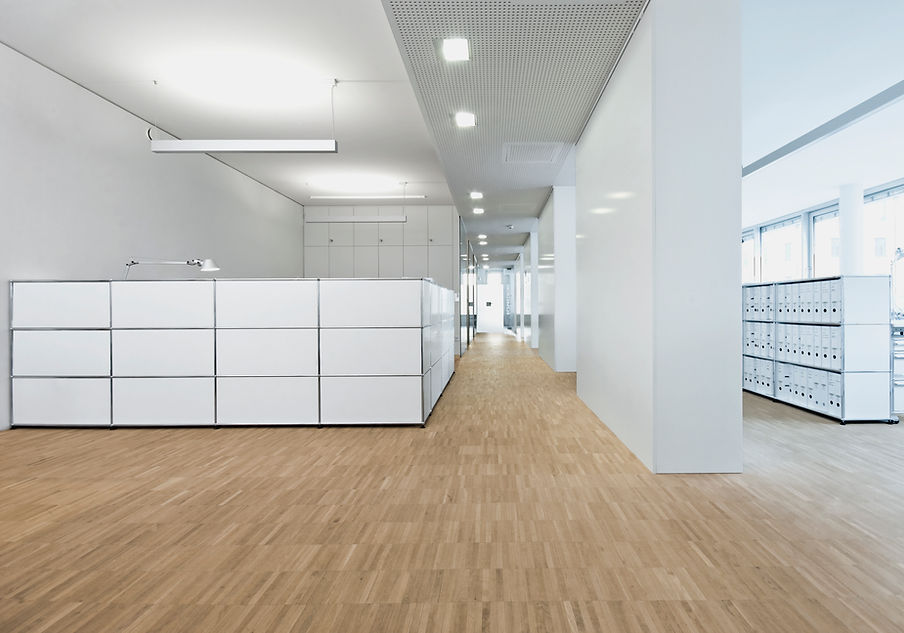 Interior of office reception