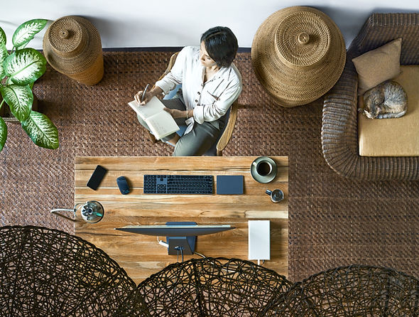 Writing notes in the workspace