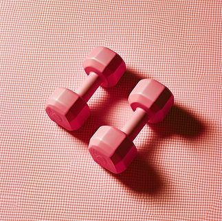 Pink Dumbbells Pair