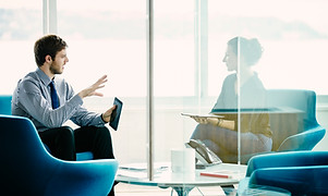 Meeting at the office