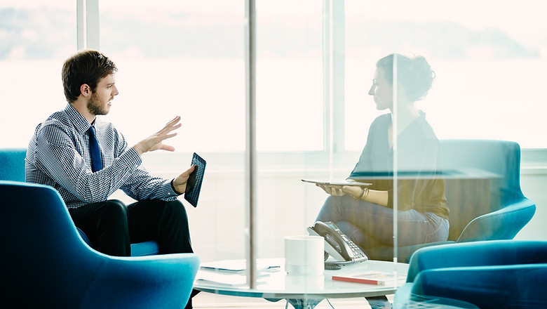 Meeting at the office