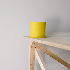 Yellow on Wood