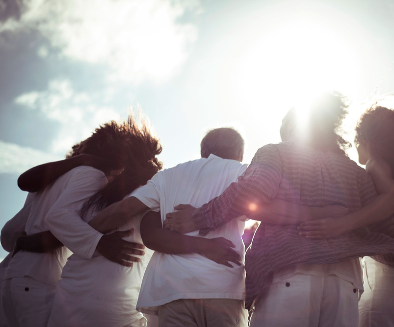Group Embracing Together