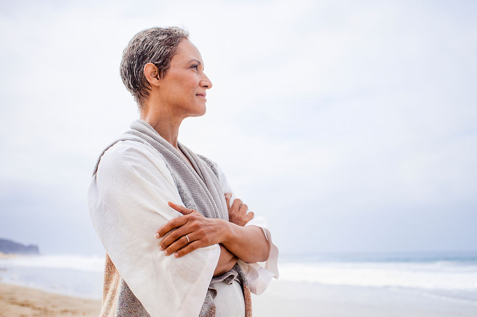 Woman at beach