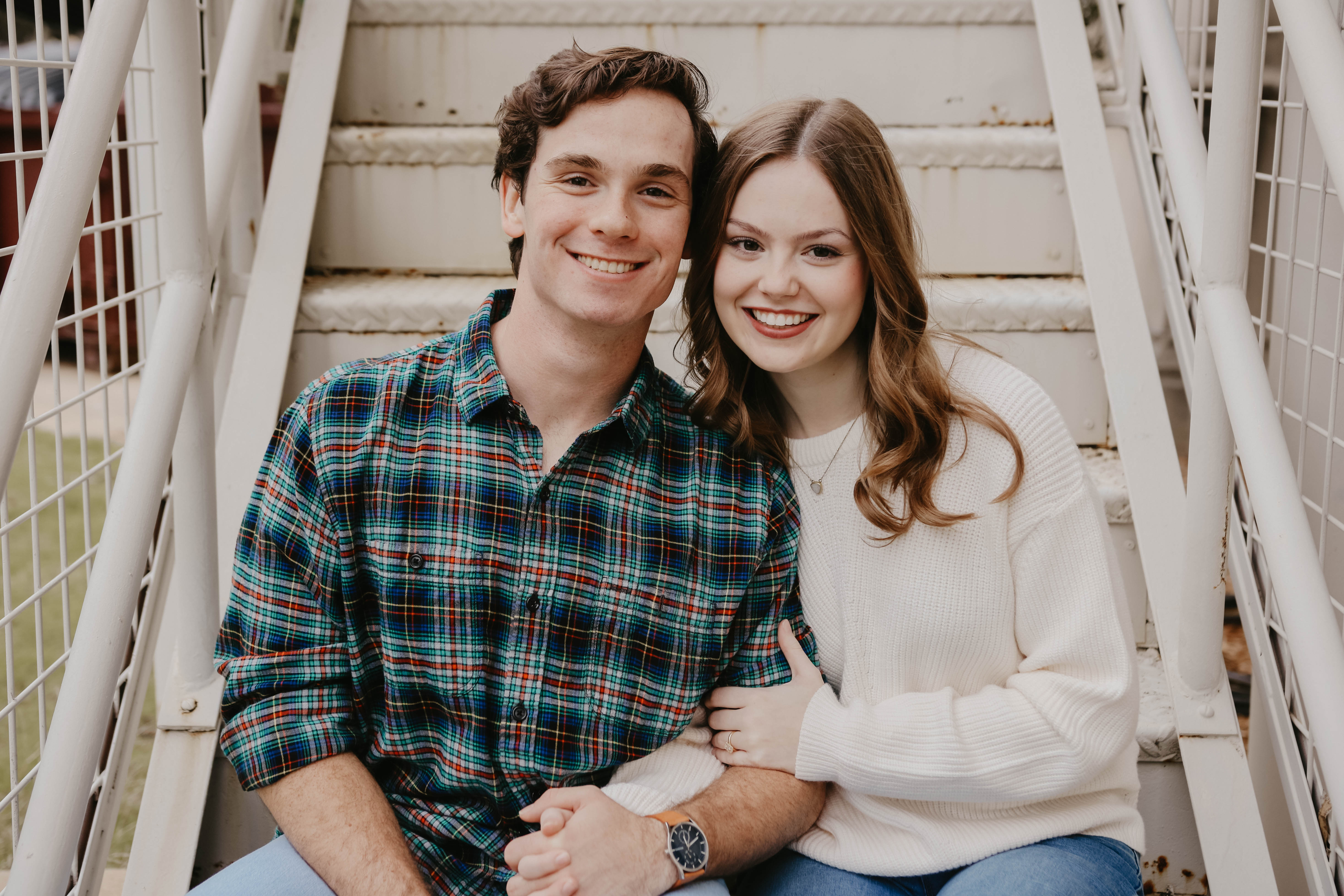 Couple on Staircase