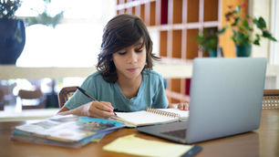 Teen preparing for Cambridge B1 Preliminary or B2 First exam with an ESLVista teacher