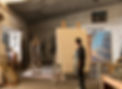 Artista en su estudio