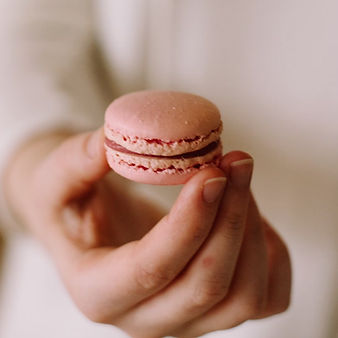 Jordbærmacaron