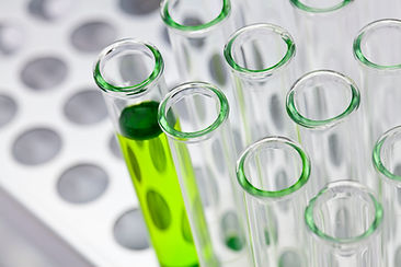 Green Test Tubes