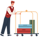 Bellhop With Luggage