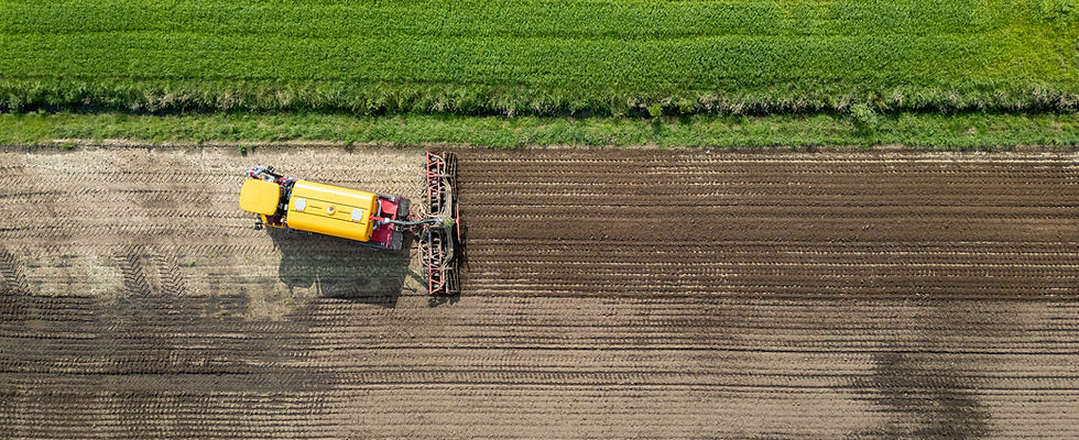 Aerial View Tractor