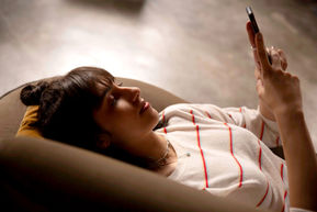 Woman wondering whether she should text again after no response