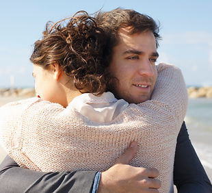 Couple Embracing Outdoors