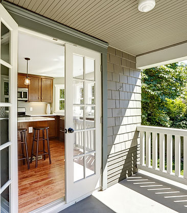 Home Deck and Kitchen