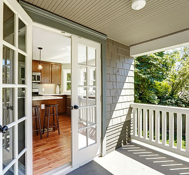 Home Deck and Kitchen