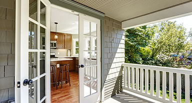 Home Deck and Kitchen