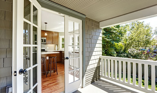 Home Deck and Kitchen